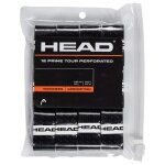 Head Overgrip Prime Tour Perforowany 0,6 mm (komfort, chwytność) czarny 12 sztuk w opakowaniu.