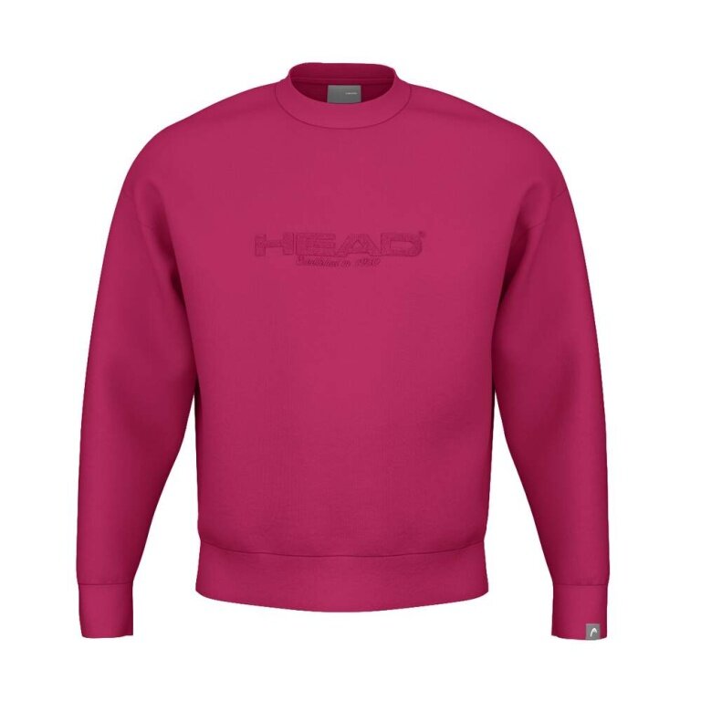 Sweter Head Pullover Motion Crewneck (bawełna) magenta męski
