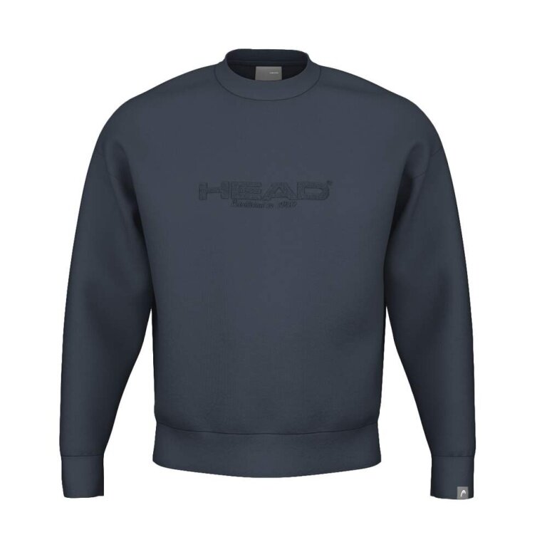 Sweter Head Pullover Motion Crewneck (bawełna) granatowy męski