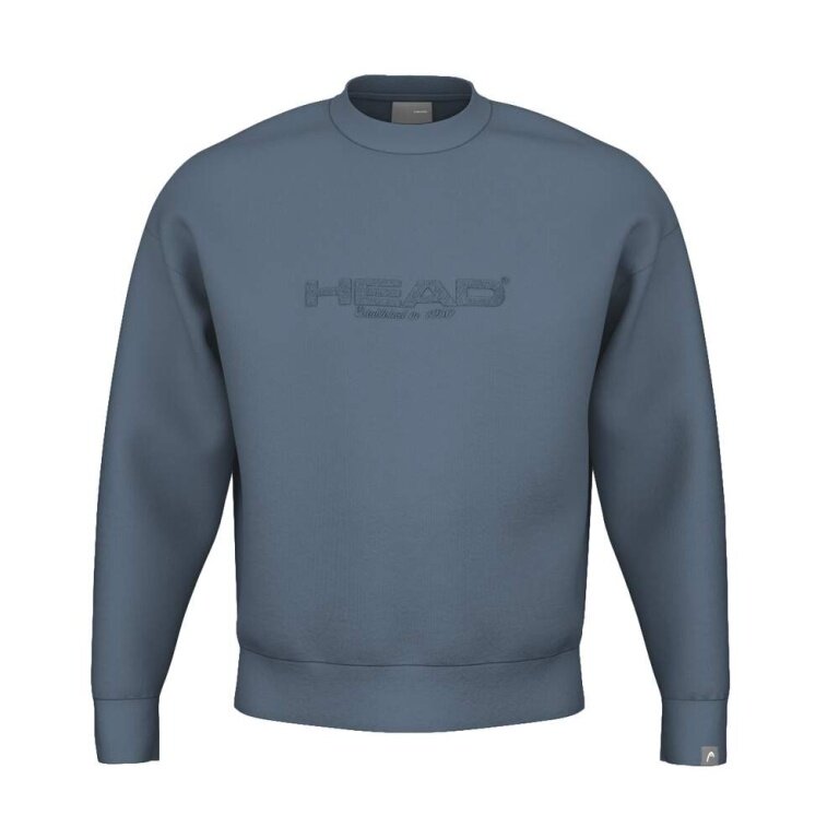 Sweter Head Pullover Motion Crewneck (bawełna) ciemnoszary męski