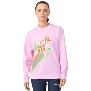 Bluza Head Pullover Rally Crewneck (mieszanka materiałów) różowa/wielokolorowa damska