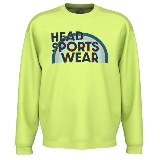 Sweter Head Pullover Rally Crewneck (mieszanka materiałów) limonkowy męski