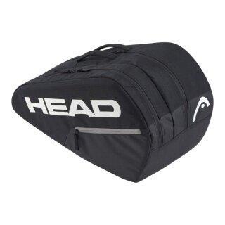 Torba na rakiety Head Racketbag Base Padel Bag M (torba na sprzęt, 2 główne komory) czarna 6-sztukowa