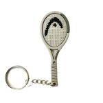 Head breloczek mini rakieta tenisowa Squared szary - 1 sztuka