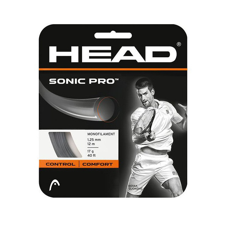 Head Sznur tenisowy Sonic Pro (trwałość) czarny 12m zestaw