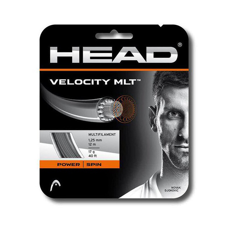 Head Sznur tenisowy Velocity MLT (Ochrona ramion+Dotyk) naturalny 12m Zestaw