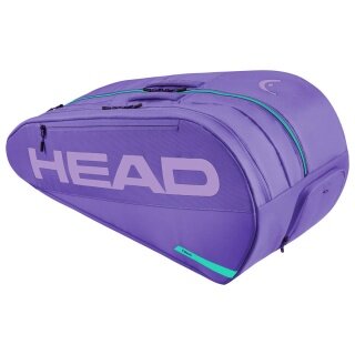 Torba na rakiety tenisowe Head Tennis-Racketbag Tour L (torba na rakiety, 2 główne komory) 2026 fioletowa/purpurowa 9-szt.