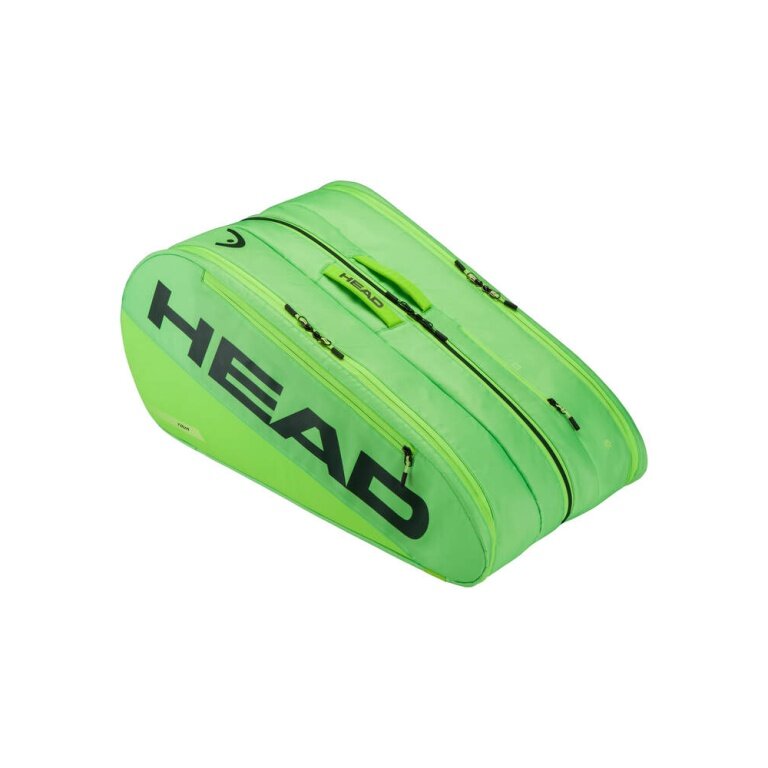 Torba na rakiety tenisowe Head Tennis-Racketbag Tour XL (torba na sprzęt, 3 główne komory) 2026 zielona 12 szt.
