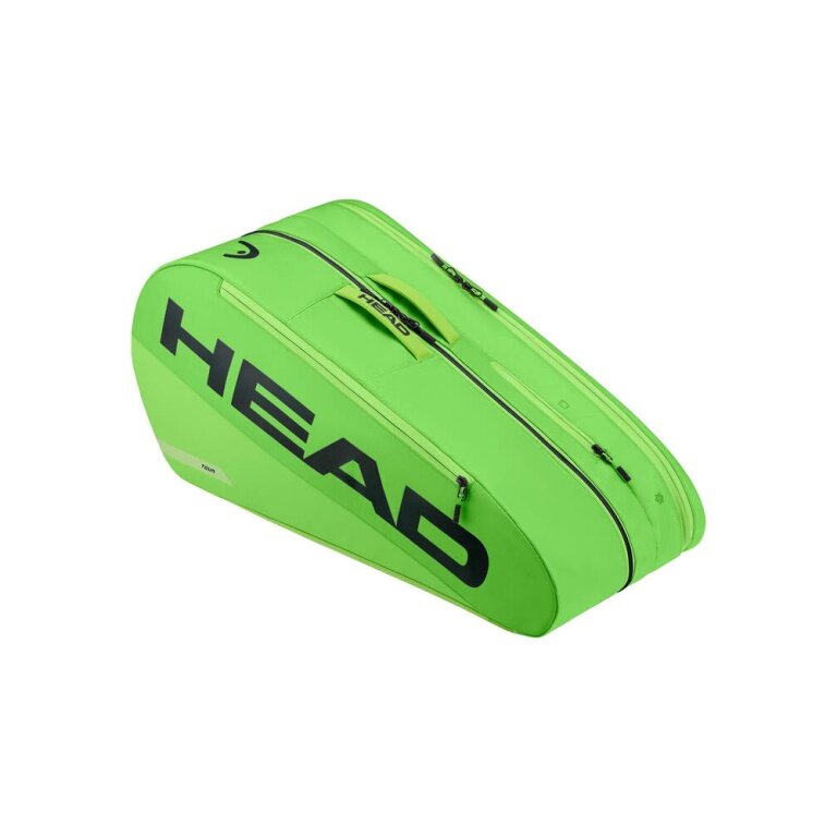 Torba na rakiety tenisowe Head Tennis-Racketbag Tour L (torba na rakiety, 2 główne komory) 2026 zielona 9-szt.