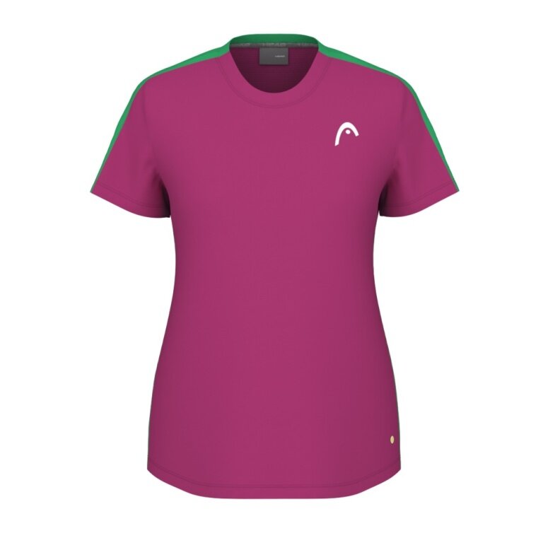 Head Koszulka tenisowa Tie-Break 2024 (Technologia mikrofibry transferu wilgoci) różowa damska