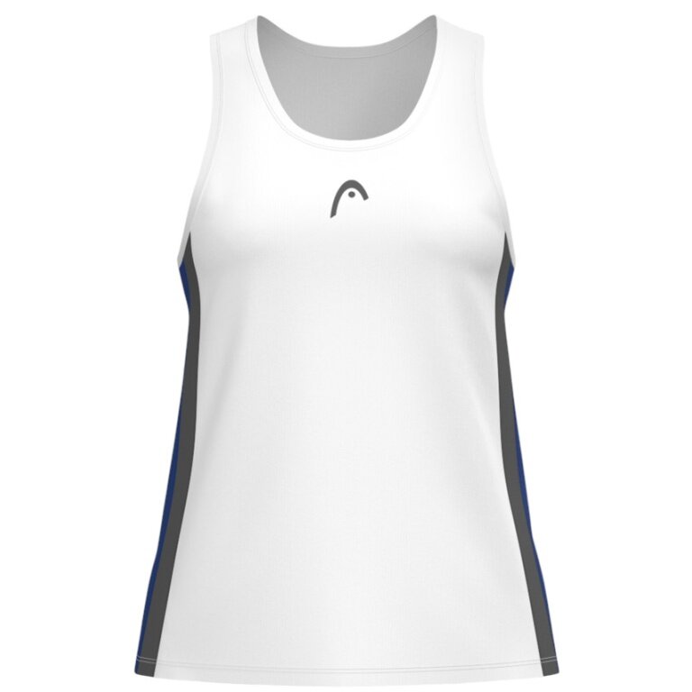 Head Tennis-Tank Club 25 Tech Tank Top (Racer Back) 2025 biały/royalblue damski