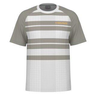 Koszulka tenisowa Head Performance (odprowadzająca wilgoć) 2025 biała/beżowa męska