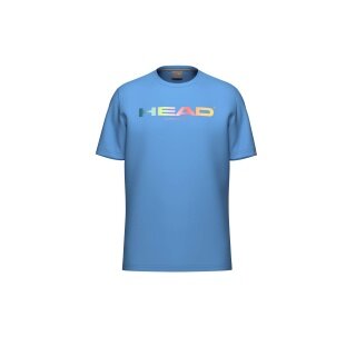 Koszulka tenisowa Head Rainbow Junior (mieszanka materiałów) niebieska dla chłopców