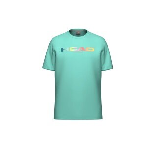Koszulka tenisowa Rainbow Junior (mieszanka materiałów) turkusowa dla chłopców