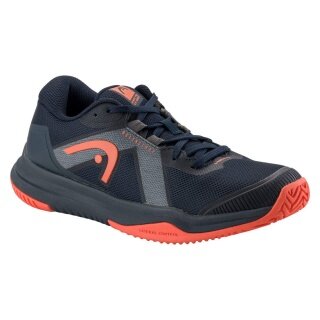 Buty tenisowe Head Sprint Pro 4.0 Allcourt 2025 ciemnoniebieskie/czerwone dziecięce