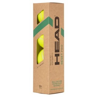 Head Tennisbälle Reset Pro (bez ciśnienia) żółta puszka 4 szt.