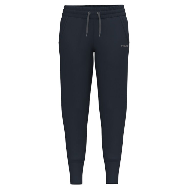 Spodenki tenisowe Club Original (elastyczny pas) długie granatowe damskie