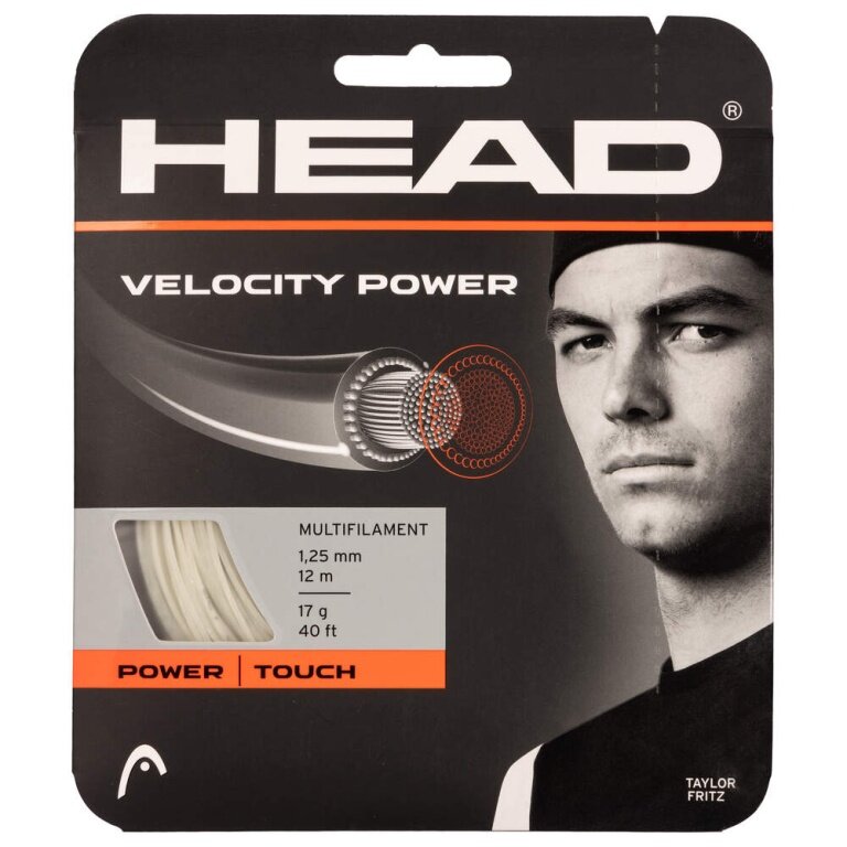 Head Tennissaite Velocity MLT Power (Power+Touch) naturalna 12m zestaw