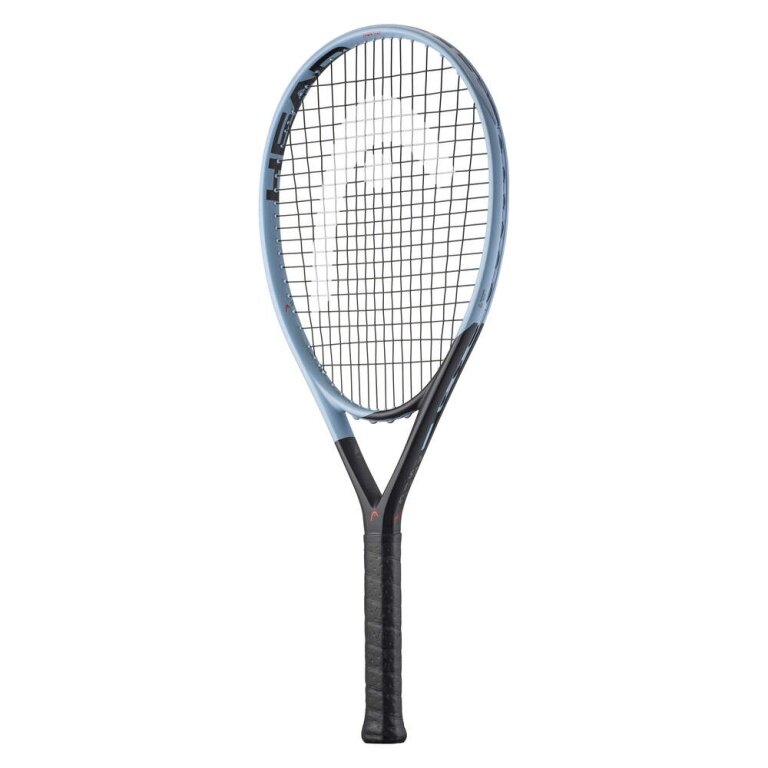 Rakieta tenisowa Head Instinct PWR 115in/230g 2025 czarna/jasnoniebieska - naciągnięta -