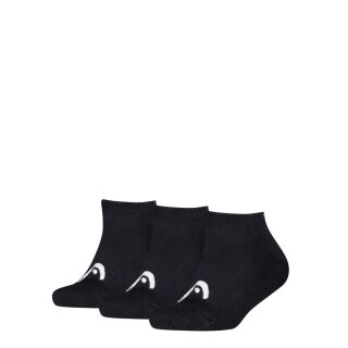 Skarpety tenisowe Head 3P All Sports Sneaker dla dzieci (materiał mieszany) czarne - 3 pary
