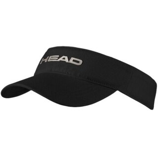 Czapka Head Visor Tennis Performance 2025 (poliester, rzep) czarna