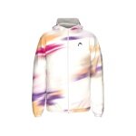 Kurtka z kapturem Head Blur Full-Zip (100% poliester) 2026 biała/ morelowy mężczyźni