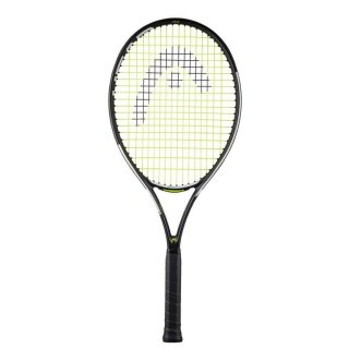 Head Dziecięca rakieta tenisowa IG Speed JR 26in (11-14 lat) 2024 czarna/szara - naciągnięta -