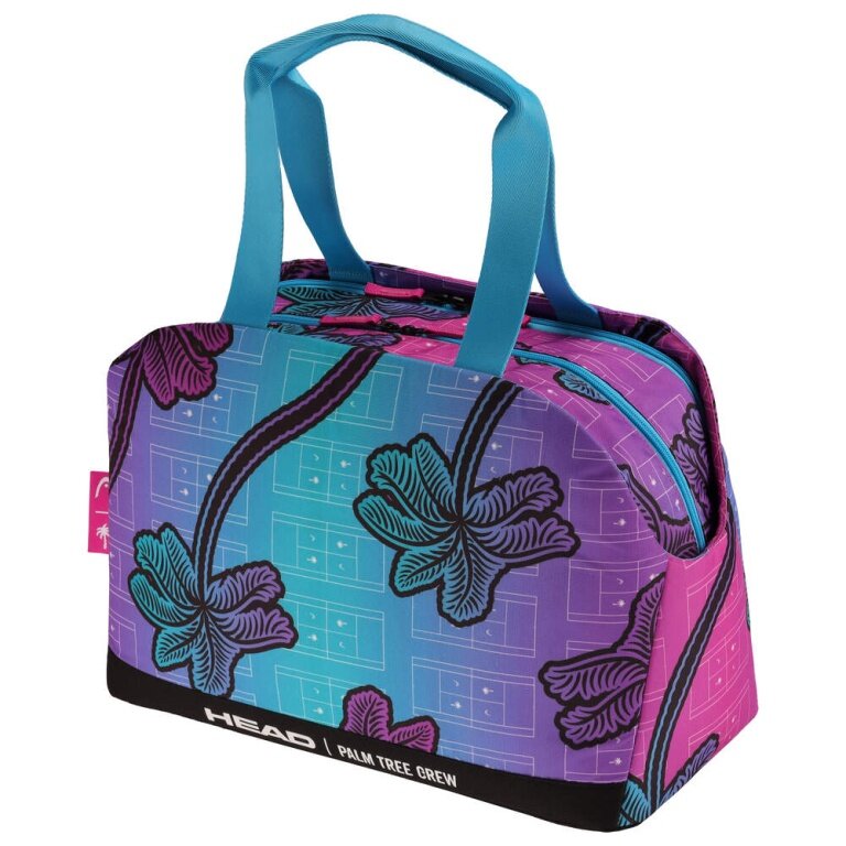 Torba sportowa Head Pro X Tote Bag Palm Tree Crew Edition (2 główne komory, 22 litry) niebiesko/fioletowa