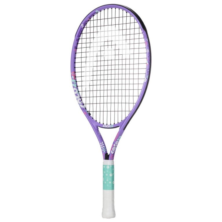 Racket tenisowy dla dzieci Head Coco 23in (7-10 lat) 2026 fioletowy - naciągnięty -