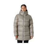 Helly Hansen Zimowy Puchowy Płaszcz Essence Down Parka (ciepły, bez PFC) naturalny/szary Damski