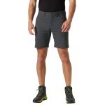 Spodnie wędrówkowe Helly Hansen Holmen 5 Pocket Short (ochrona UV) krótkie ciemnoszare męskie