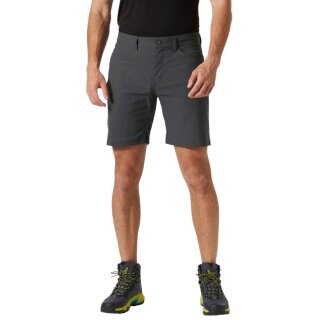 Spodnie wędrówkowe Helly Hansen Holmen 5 Pocket Short (ochrona UV) krótkie ciemnoszare męskie