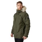 Helly Hansen Kurtka zimowa Coastal 3.0 (PrimaLoft®, wodoodporna) ciemnozielona męska