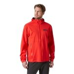 Kurtka softshell Helly Hansen Momentum 3-warstwowa (odporna na wiatr i wodę) czerwona męska