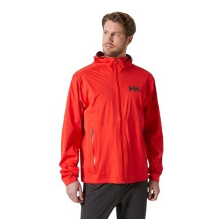 Kurtka softshell Helly Hansen Momentum 3-warstwowa (odporna na wiatr i wodę) czerwona męska