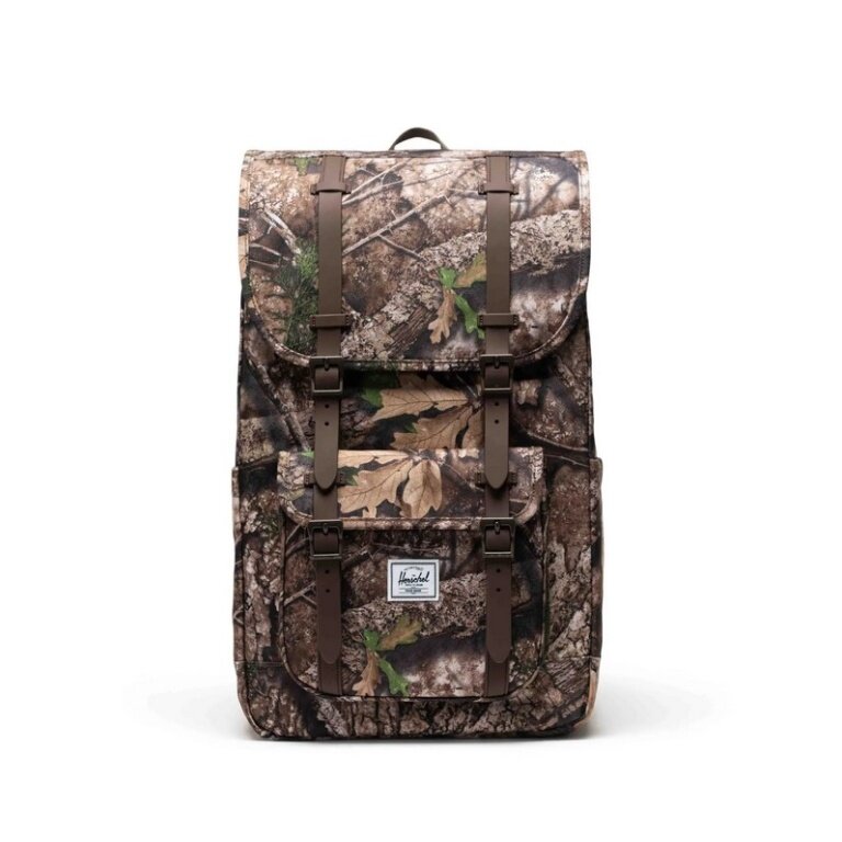 Plecak codzienny Herschel Realtree® Little America™ - camogreen/brązowy 30 litrów