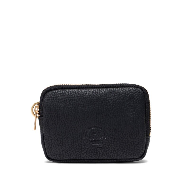 Portfel Herschel Oxford Pouch z wegańskiej skóry - czarny