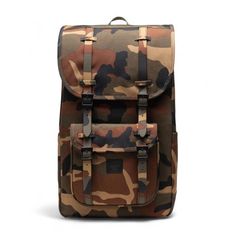 Plecak codzienny Herschel Little America™ - camogreen/brązowy 30 litrów
