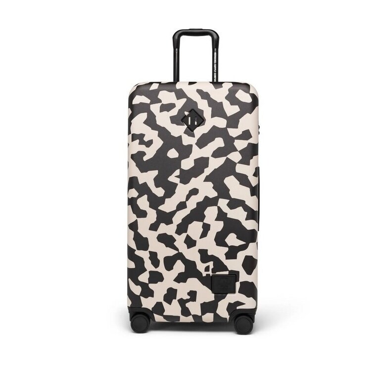 Torba podróżna Herschel Travel Heritage Hardshell Large Luggage (95 litrów, z kółkami) - czarna/biała