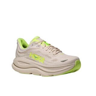 Hoka buty biegowe Bondi 9 (amortyzacja) beżowo-szare/neonowe męskie