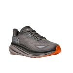 Hoka buty biegowe Clifton 9 GTX (wodoodporne, odblaskowe detale) szare męskie