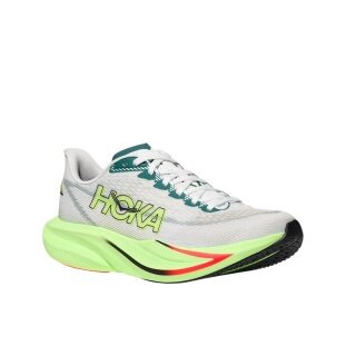 Hoka buty biegowe Mach 7 (amortyzacja) jasnoszare/neonowozielone damskie