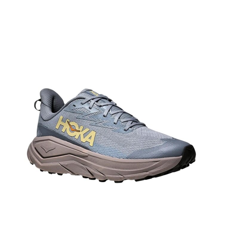 Hoka buty do biegania w terenie Challenger 8 GTX (wodoodporne) niebieskoszare męskie