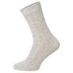 HomeOfSocks Skarpetki wełniane luksusowe (wełna merino i kaszmir) szare - 2 pary
