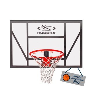 Hudora Kosz do koszykówki Competition Pro (tablica do koszykówki do montażu na ścianie)