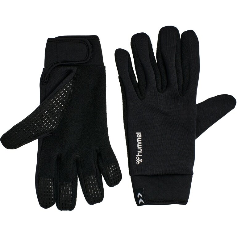 hummel Rękawice Warm Player Glove (ciepła powierzchnia z polaru) - czarny