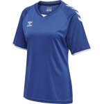 hummel Koszulka sportowa hmlCORE Volley Tee (Poliester, materiał dżersejowy) Krótki rękaw granatowy Damska