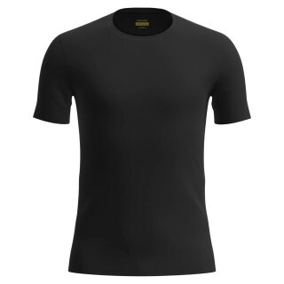 Icebreaker bielizna T-shirt Anatomica SS Crewe (wełna merino) czarny męski