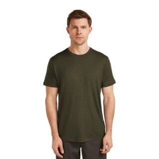 Koszulka wędkarska/wypoczynkowa Icebreaker Merino 150 Tech Lite III (100% wełna merino) loden ciemnozielony męska