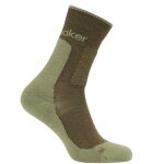 Skarpety trekkingowe Icebreaker Wandersocke Crew Hike+ Medium (wełna merino, wytrzymałe, lekkie) lodowy zielony - 1 para